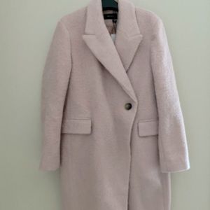 Karen Millen | Winter long pink coat; NWT